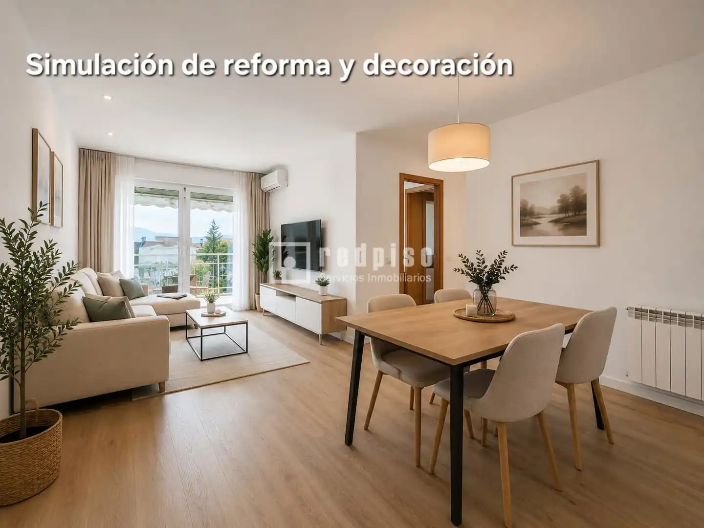 Sala d'estar de Pis en venda en Collado Villalba amb Aire condicionat, Calefacció i Jardí privat