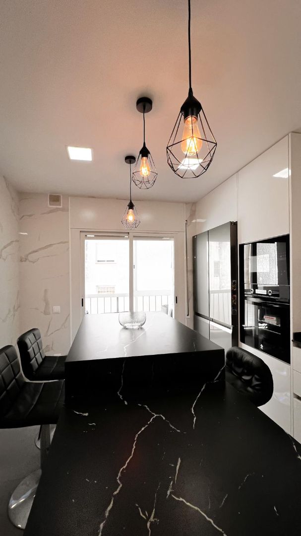 Kitchen of Flat for sale in Mataró  with Air Conditioner, Heating and Furnished