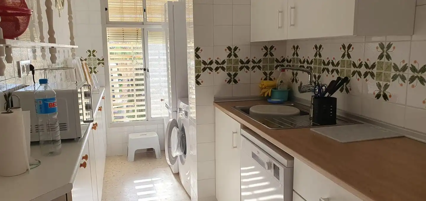 Cocina de Piso de alquiler en Sanlúcar de Barrameda con Terraza y Balcón