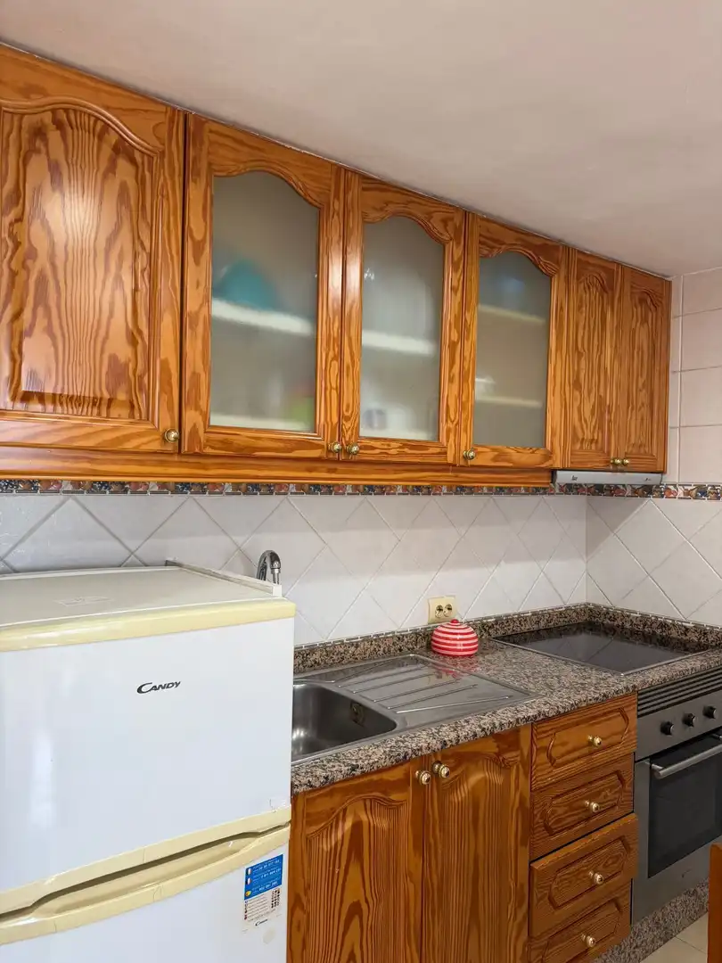 Cocina de Apartamento en venta en San Bartolomé de Tirajana con Amueblado y Piscina comunitaria