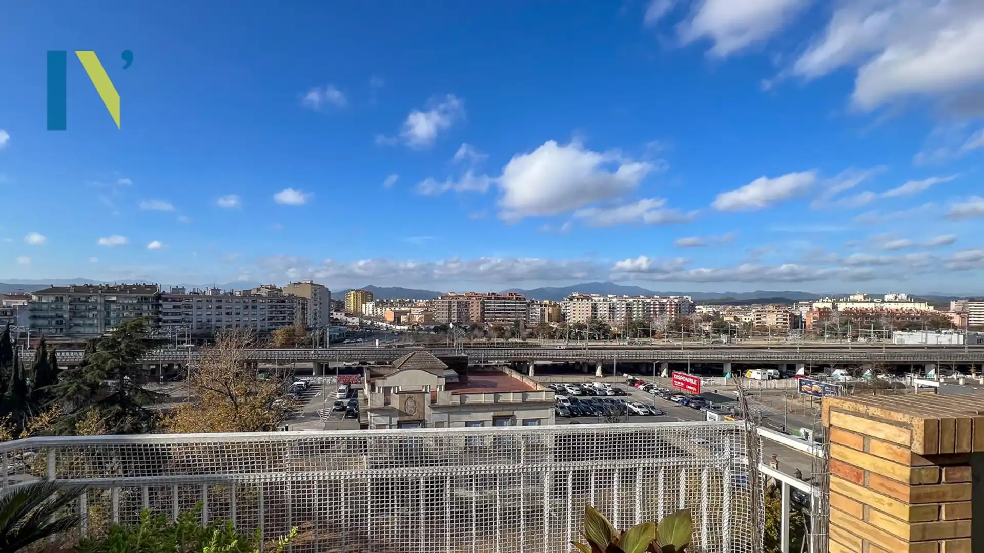 Exterior view of Attic for sale in Girona Capital  with Air Conditioner, Heating and Terrace