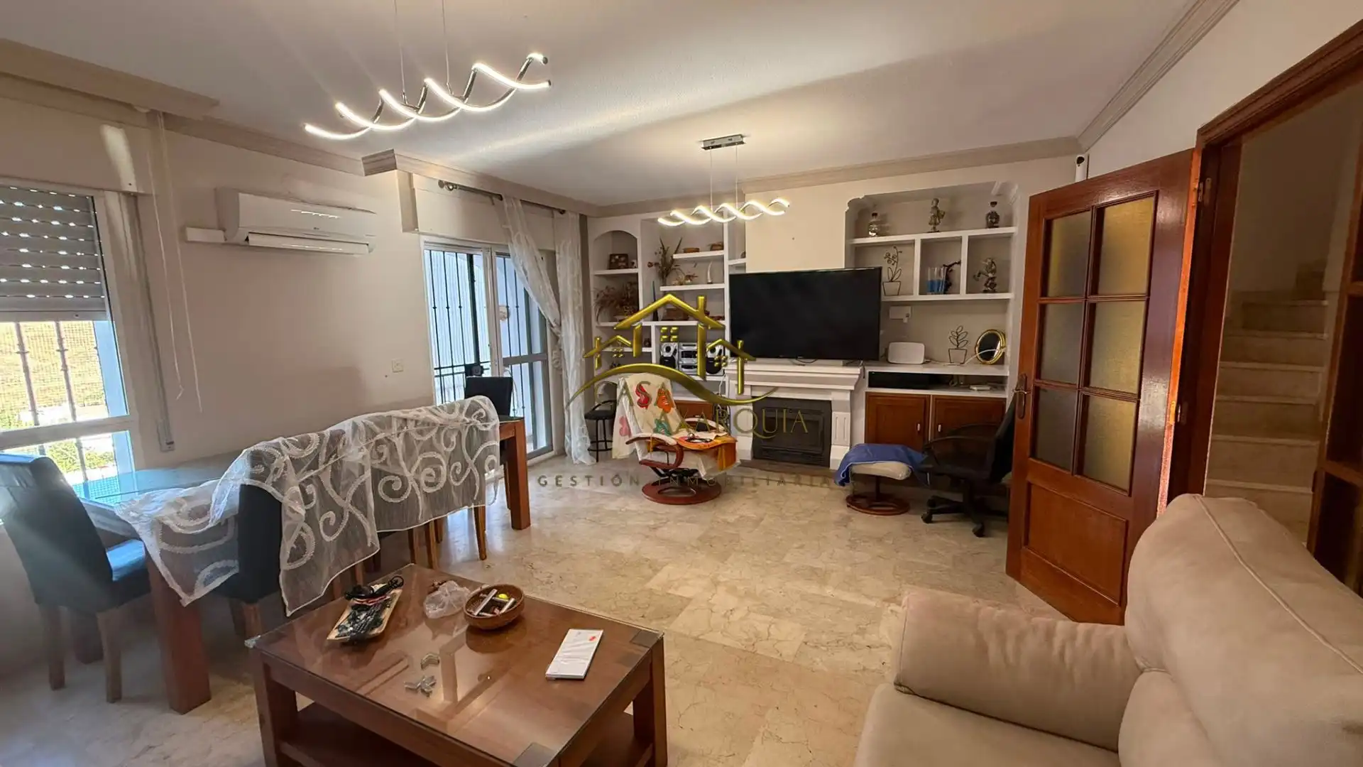 Wohnzimmer von Haus oder Chalet zur Miete in Vélez-Málaga mit Klimaanlage, Terrasse und Möbliert