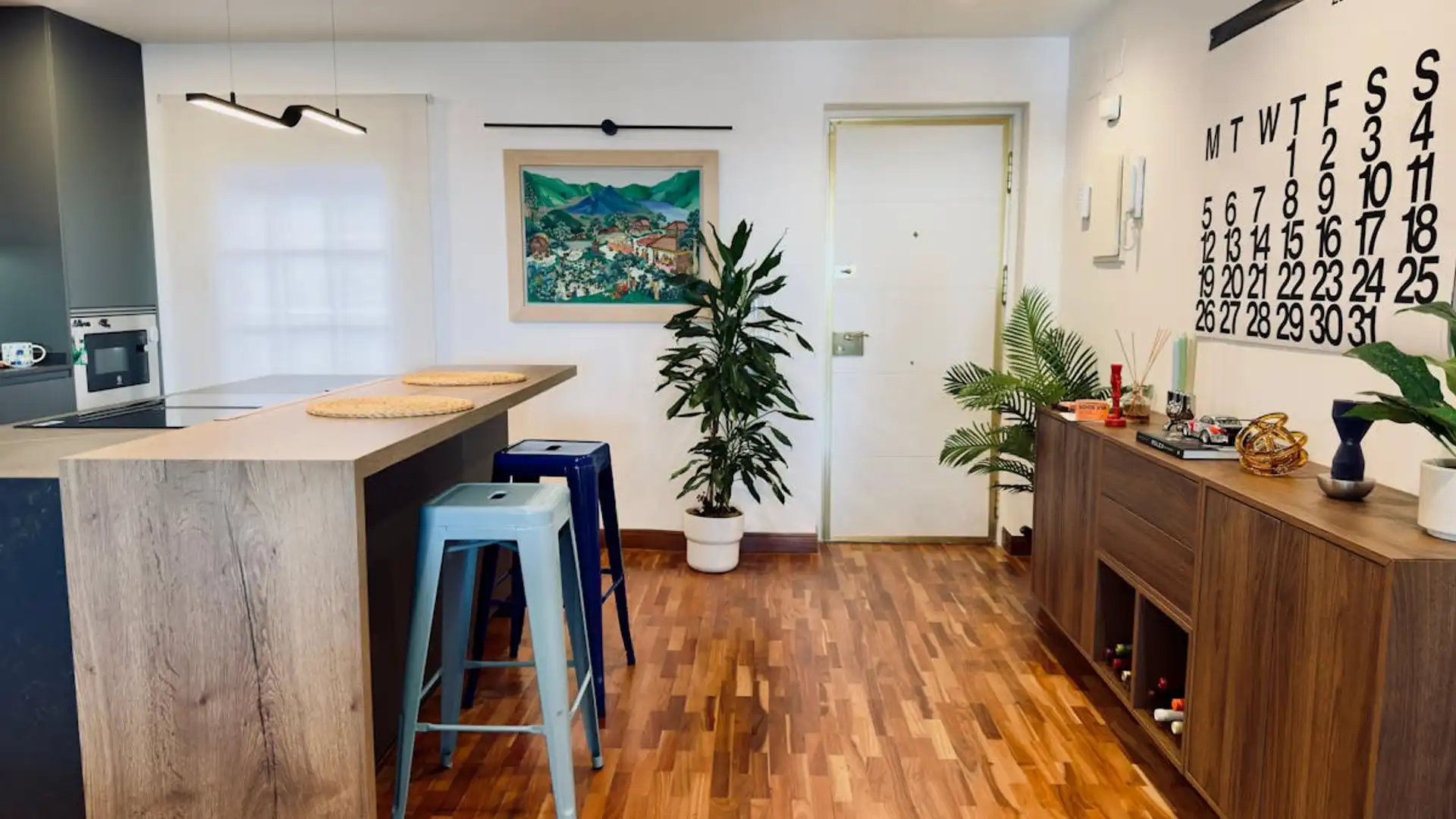 Cocina de Piso de alquiler en Galapagar con Aire acondicionado, Calefacción y Jardín privado