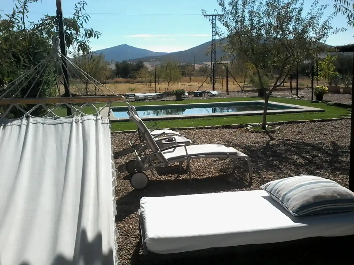 Swimming pool of Country homes for sale in Fuente el Fresno  with Air Conditioner, Heating and Private garden