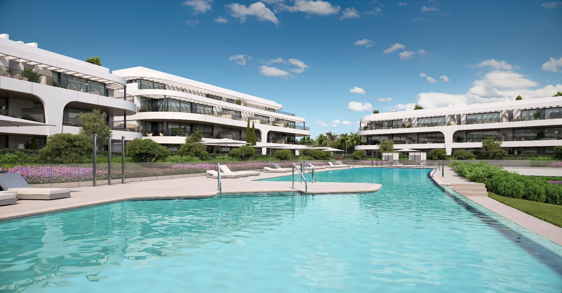 Piscina de Apartament en venda en Estepona amb Terrassa, Piscina i Piscina comunitària