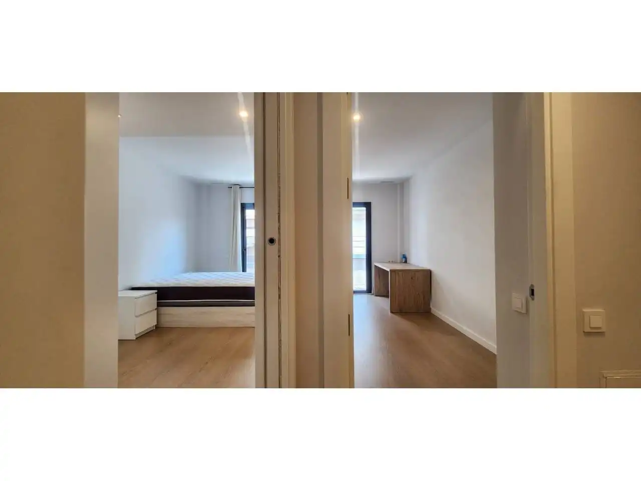 Schlafzimmer von Wohnung zur Miete in Terrassa mit Klimaanlage, Heizung und Terrasse