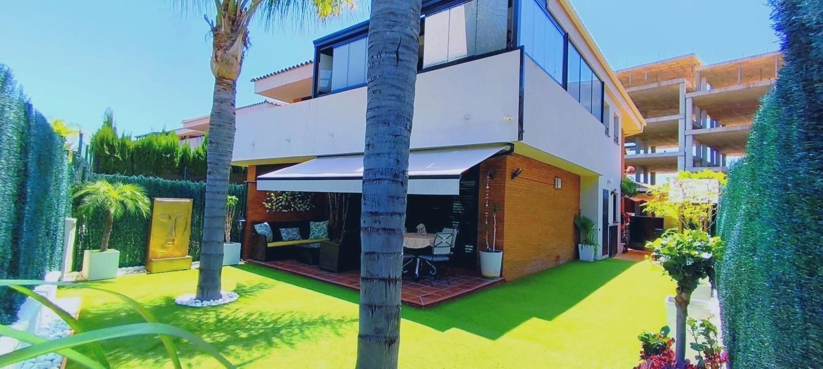 Garten von Einfamilien-Reihenhaus zum Verkauf in Molina de Segura mit Klimaanlage, Privatgarten und Terrasse