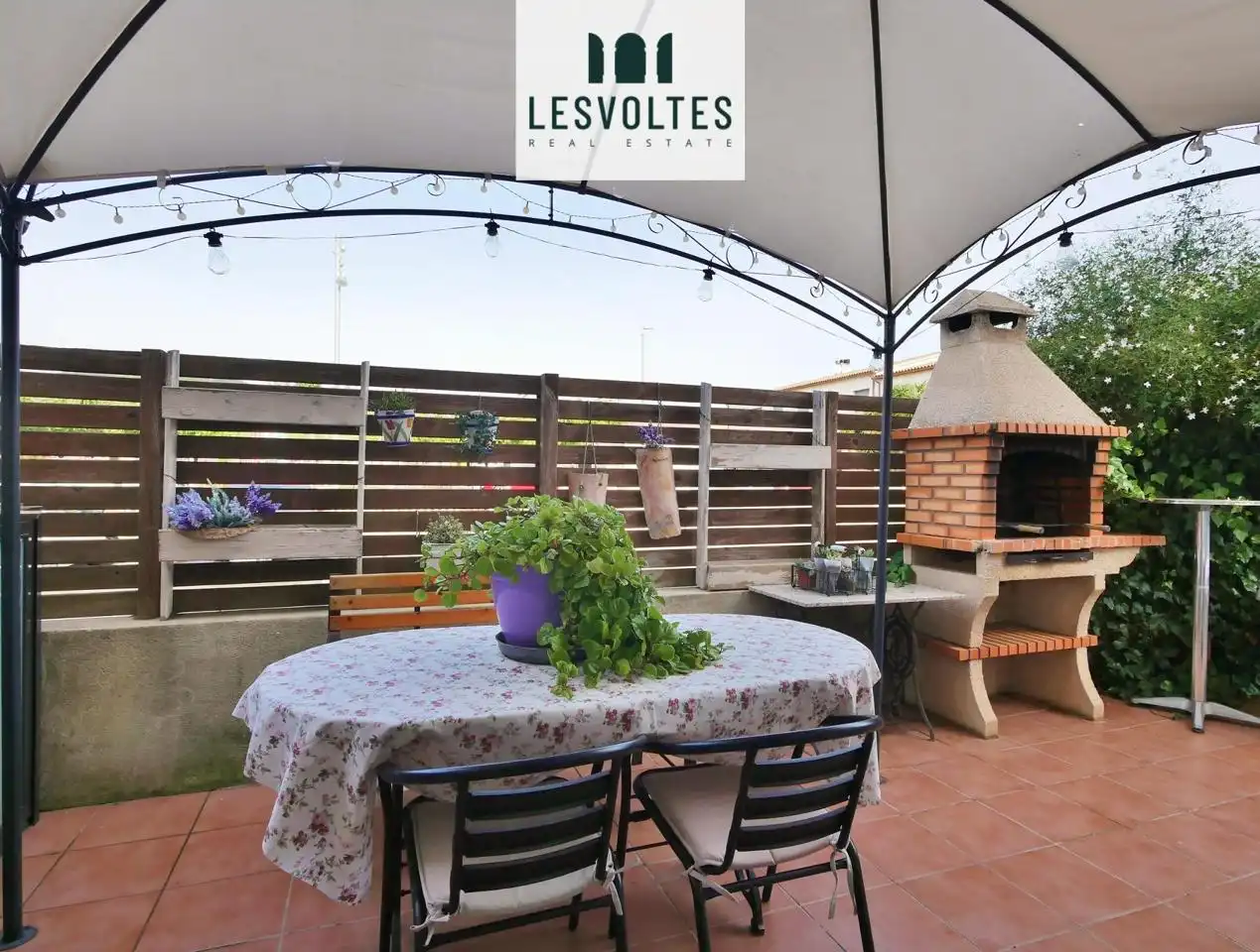 Terrassa de Casa adosada en venda en Vall-llobrega amb Calefacció, Jardí privat i Terrassa
