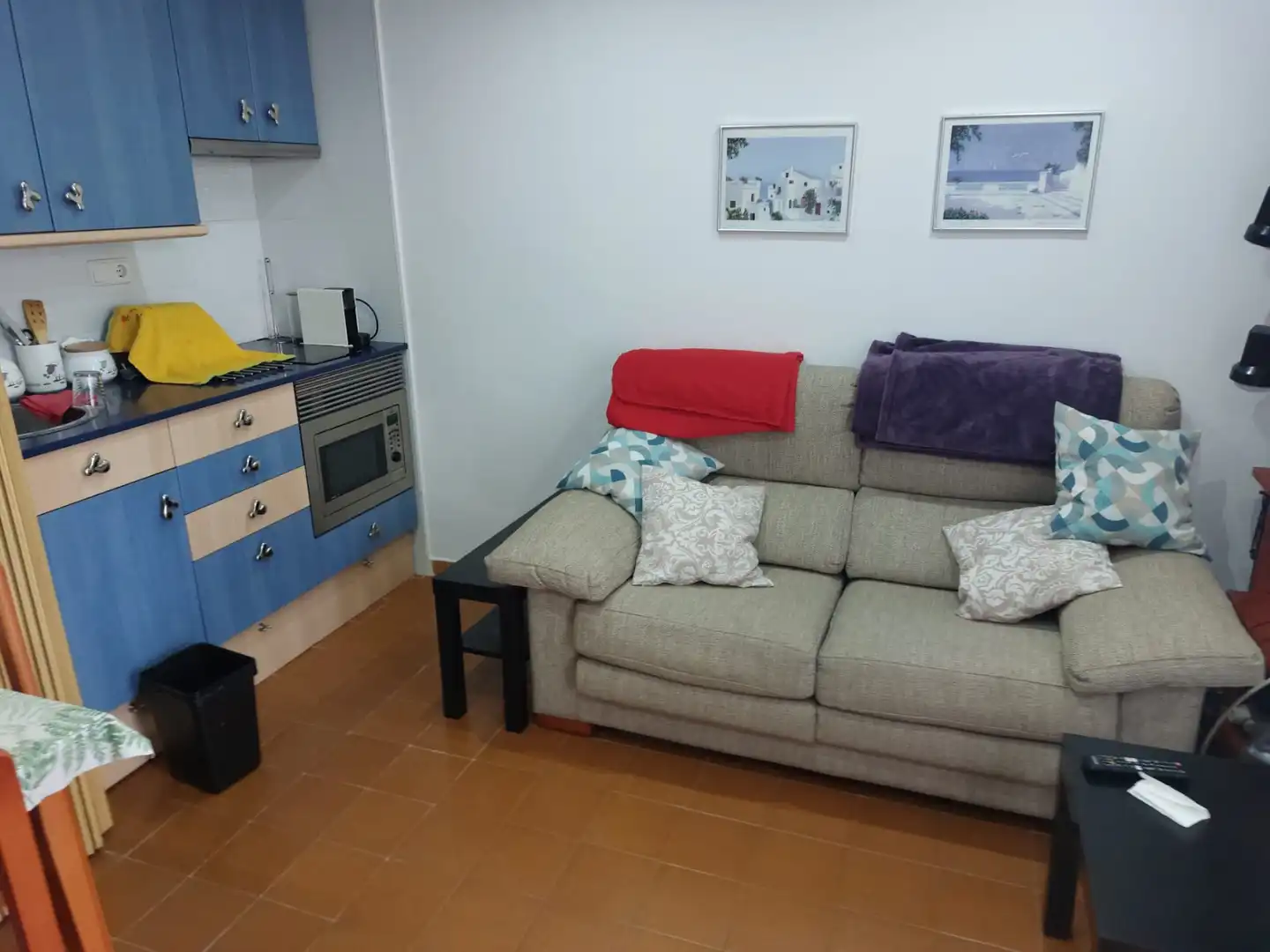 Sala d'estar de Apartament en venda en Castelldefels amb Terrassa i Piscina comunitària