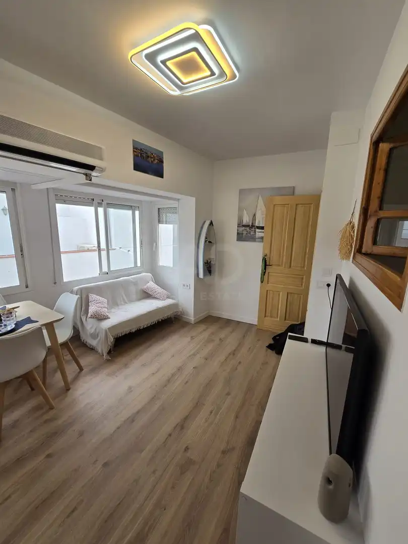 Sala de estar de Piso en venta en L'Ametlla de Mar  con Aire acondicionado, Calefacción y Terraza