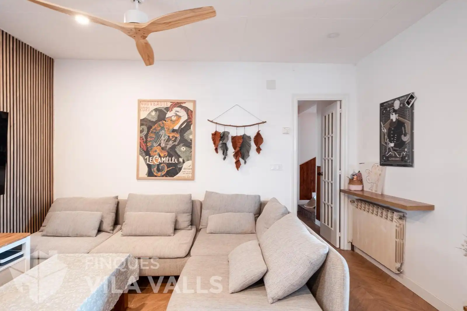 Living room of Flat for sale in Lliçà d'Amunt  with Air Conditioner, Heating and Private garden