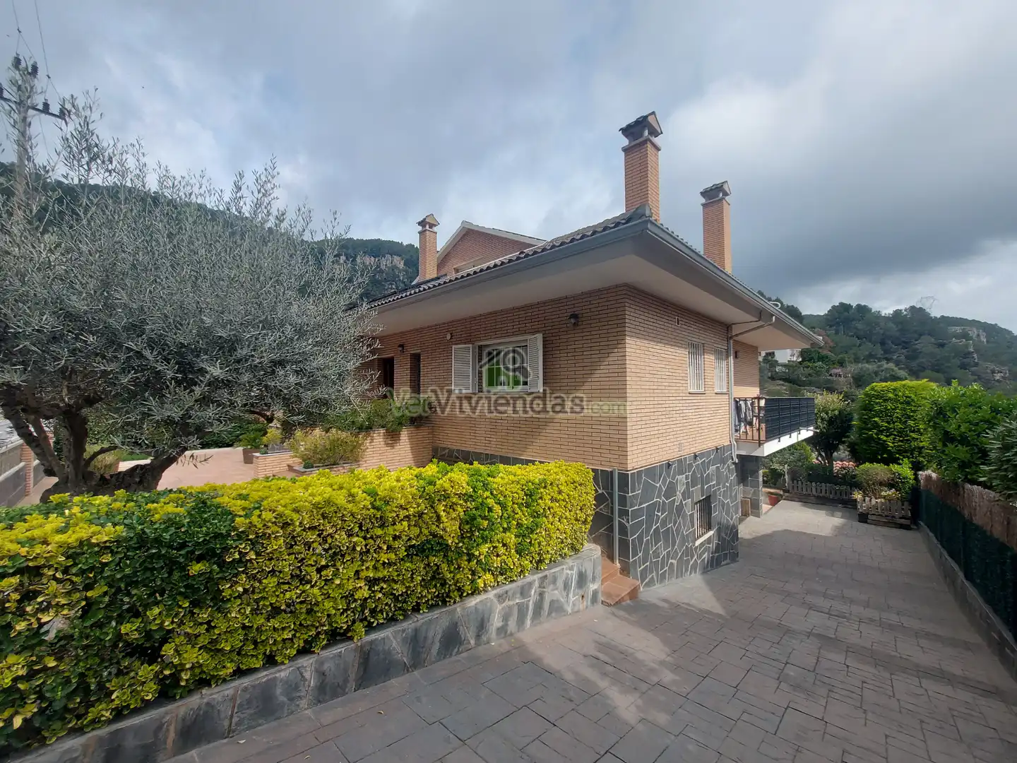Vista exterior de Casa o chalet en venta en Vallirana con Calefacción, Jardín privado y Terraza