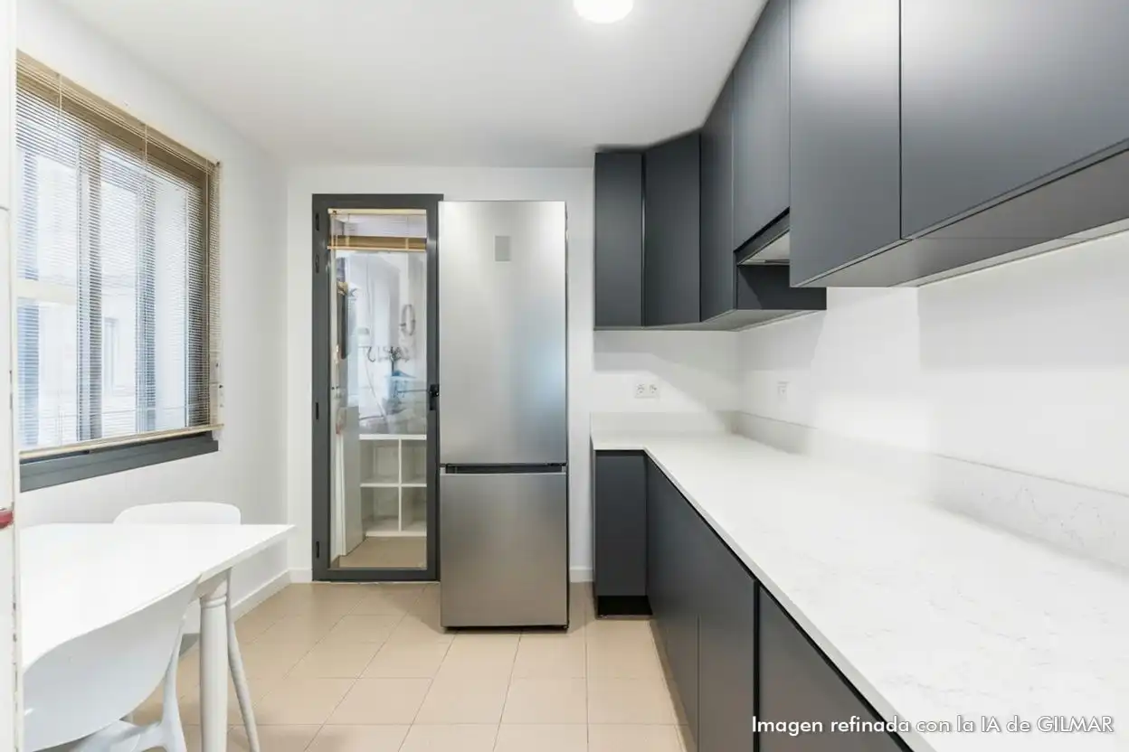 Küche von Wohnung zum Verkauf in Las Rozas de Madrid mit Klimaanlage, Heizung und Parkett