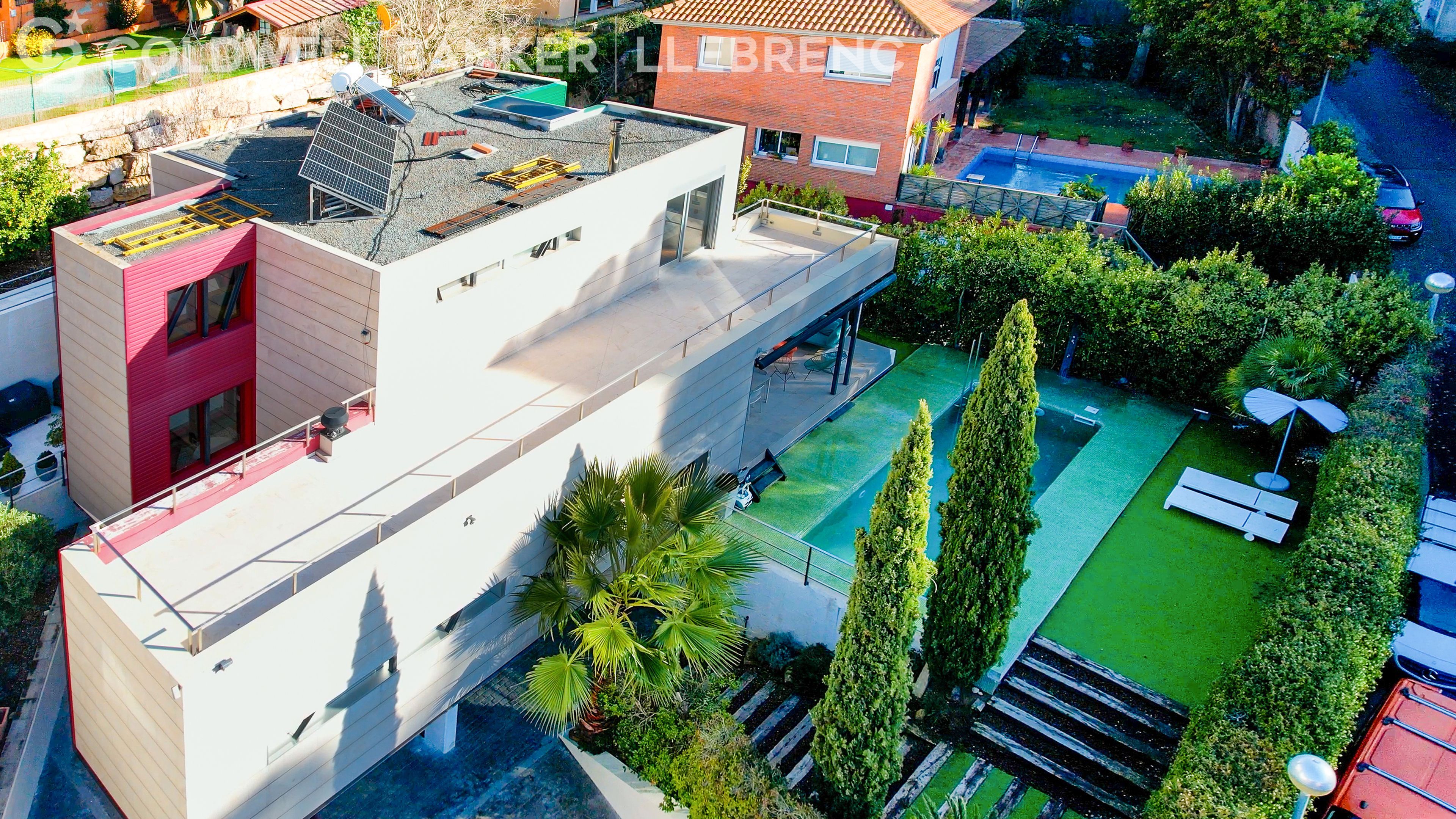 Vista exterior de Casa o xalet en venda en  Barcelona Capital amb Aire condicionat, Calefacció i Jardí privat
