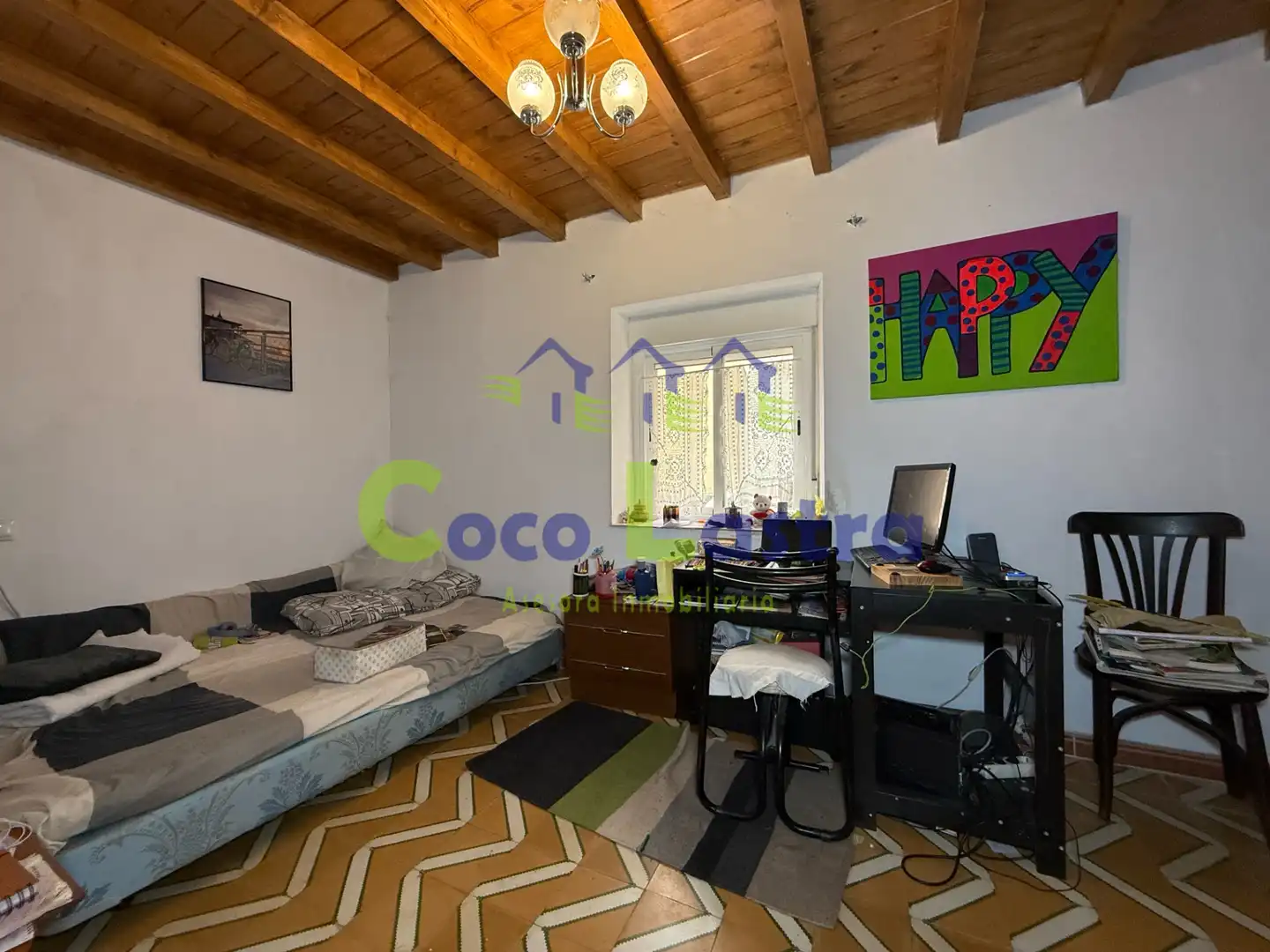 Sala de estar de Finca rústica en venta en Peñarandilla con Parquet, Terraza y Horno