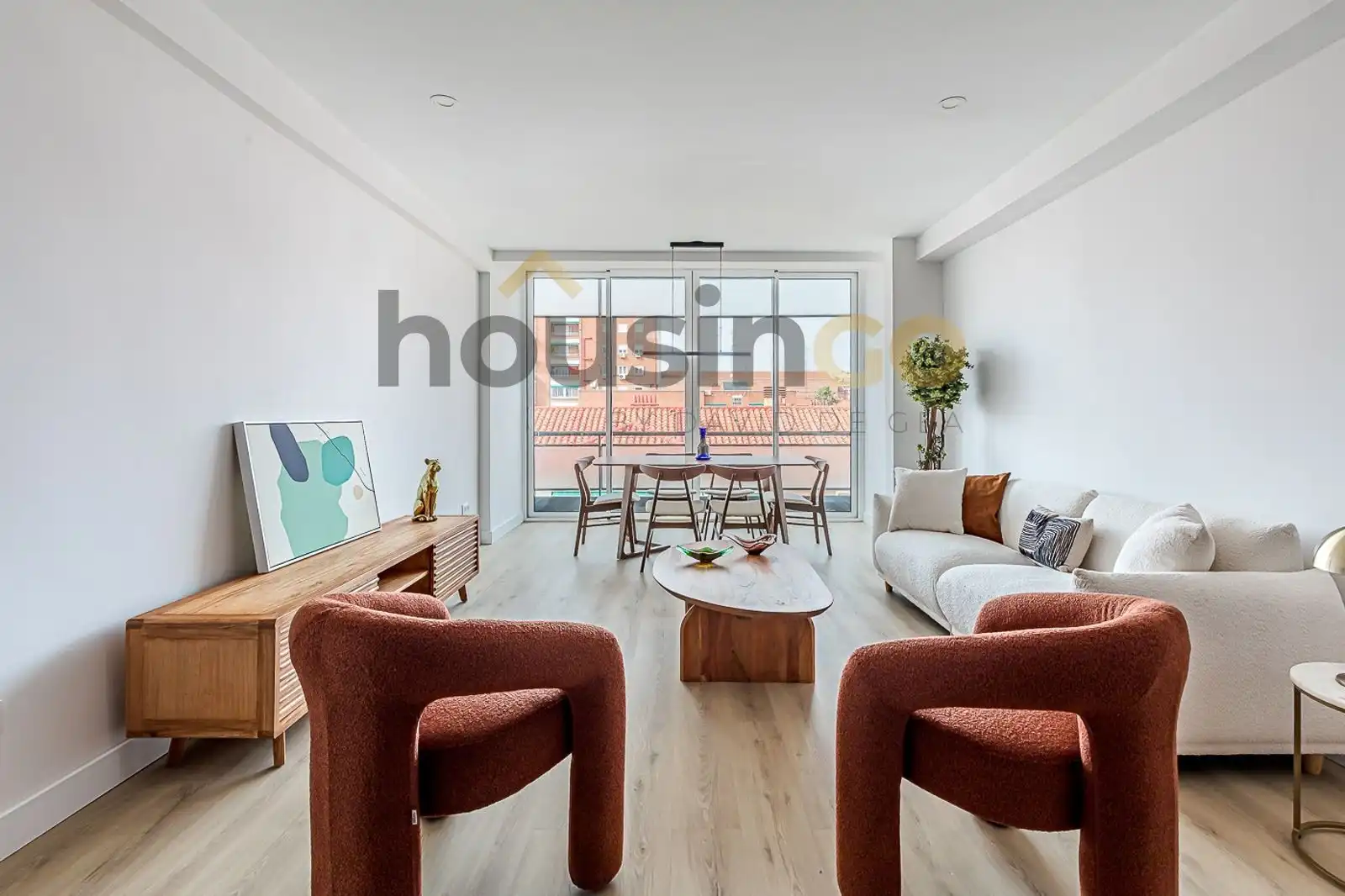 Wohnzimmer von Wohnung zum Verkauf in  Madrid Capital mit Klimaanlage, Heizung und Terrasse