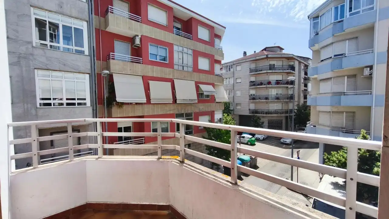 Balcony of Flat for sale in Ourense Capital   with Heating, Parquet flooring and Storage room
