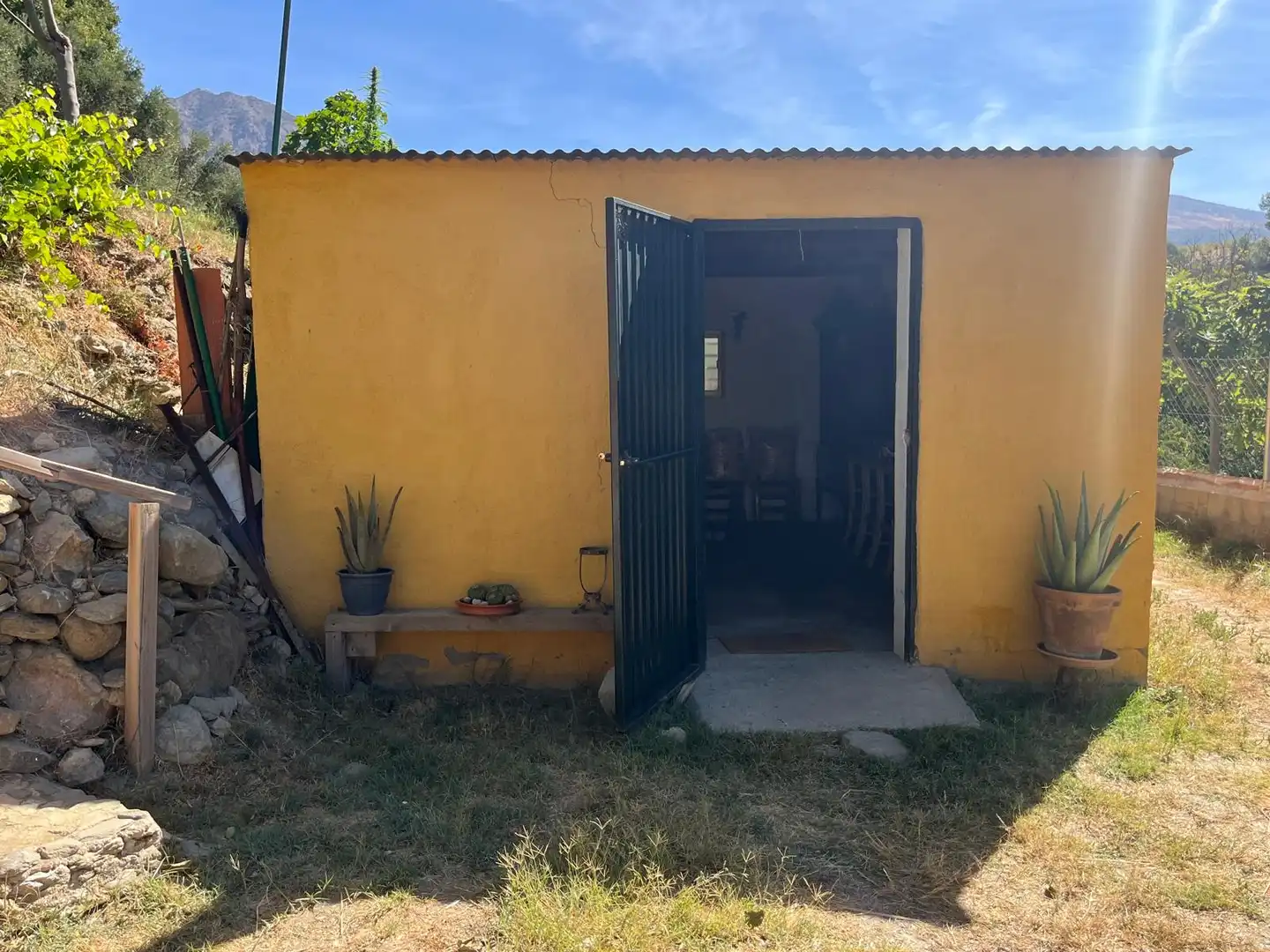 Vista exterior de Finca rústica en venta en Dúrcal con Jardín privado, Terraza y Amueblado