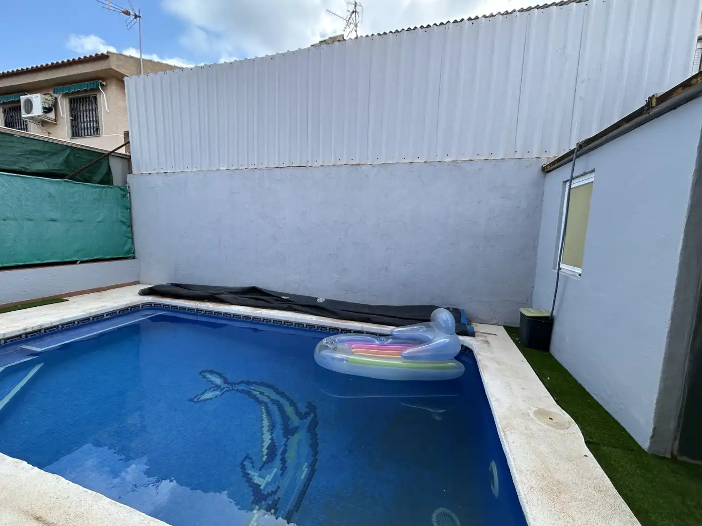 Piscina de Casa o xalet en venda en Cartagena amb Aire condicionat, Jardí privat i Terrassa