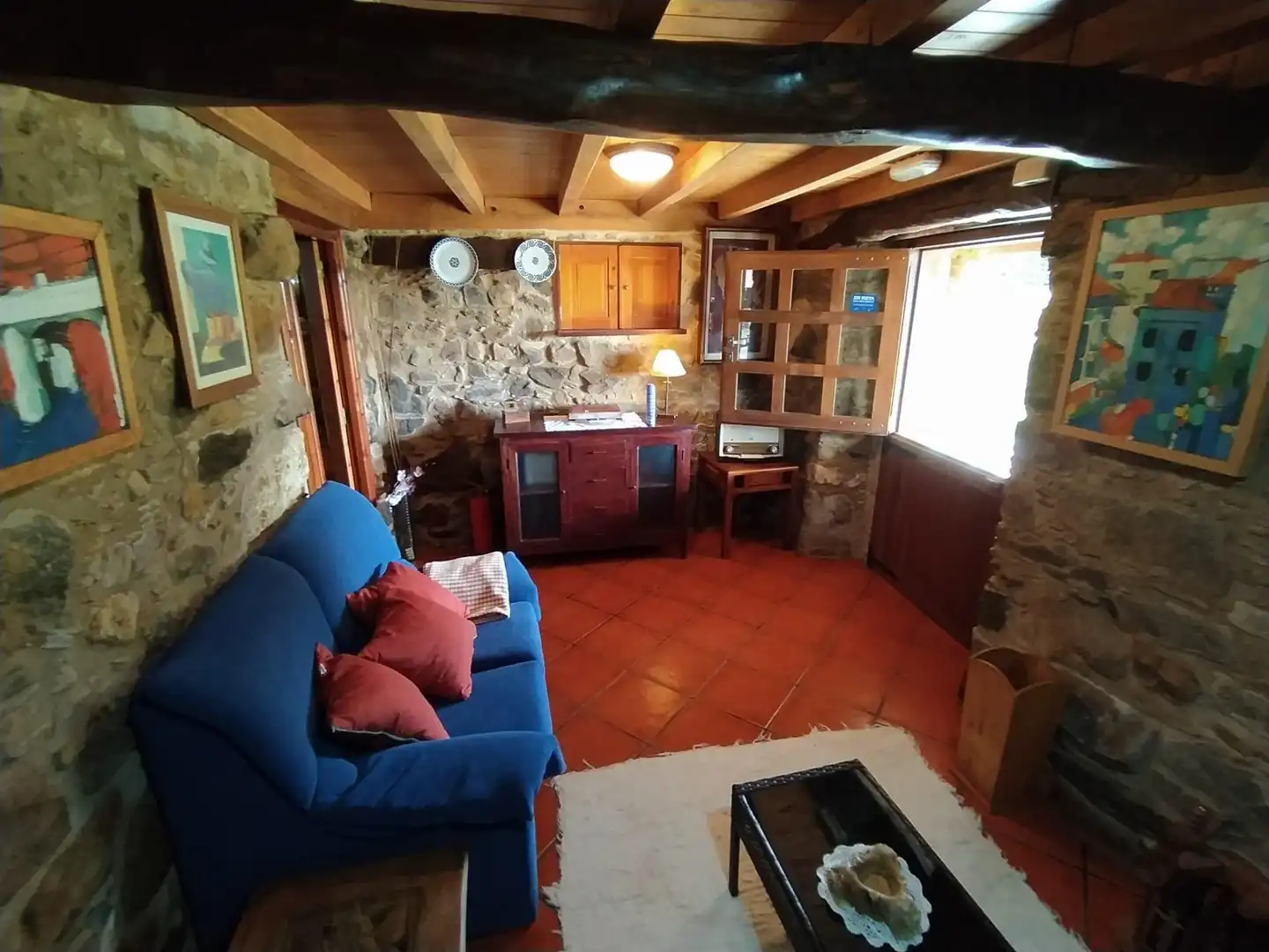 Sala d'estar de Casa o xalet en venda en Ortigueira