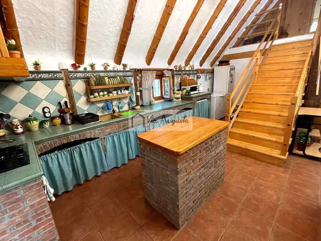 Cocina de Finca rústica en venta en Sant Jaume d'Enveja con Jardín privado