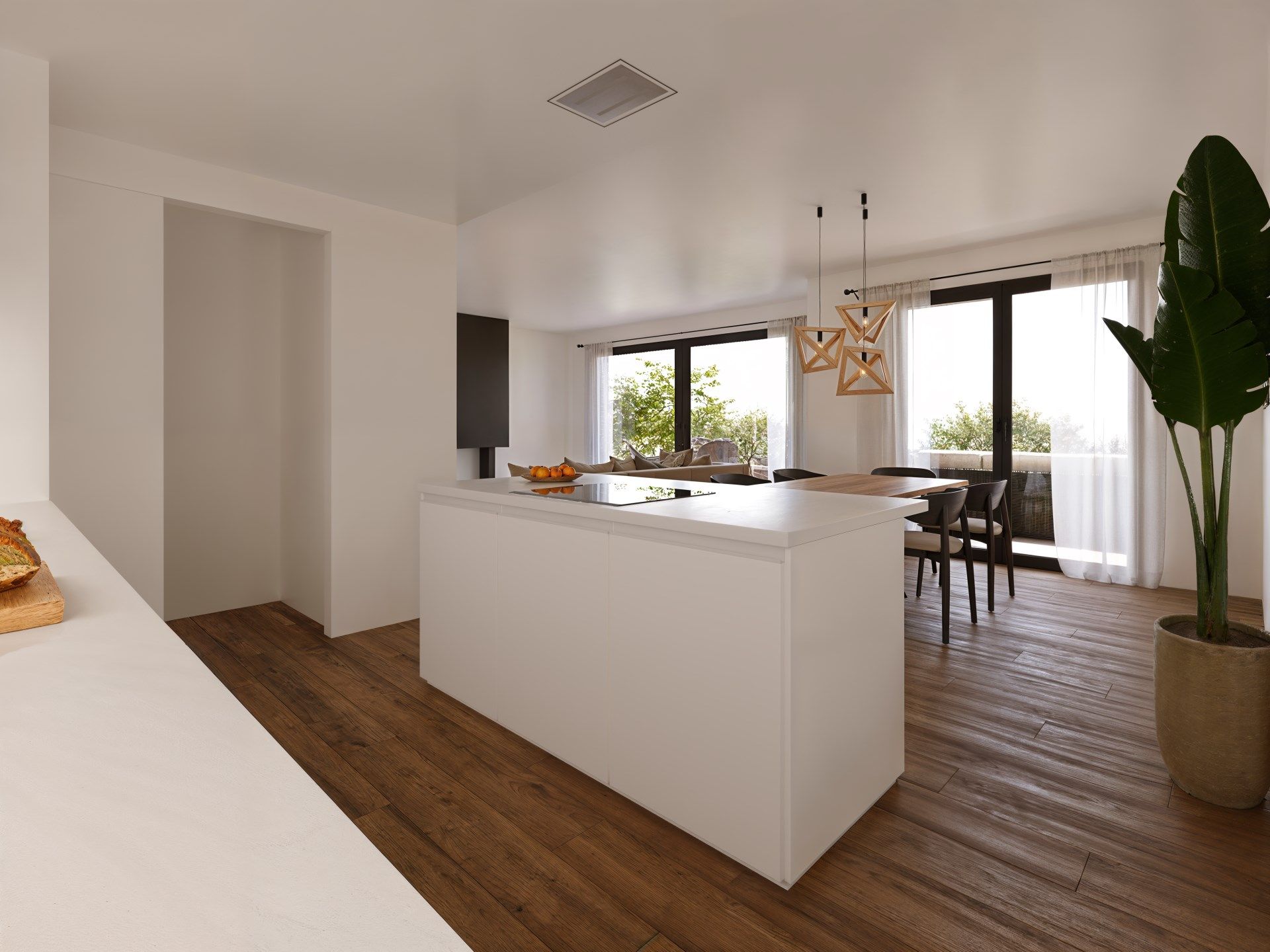 Kitchen of Single-family semi-detached for sale in La Roca del Vallès  with Air Conditioner, Heating and Terrace