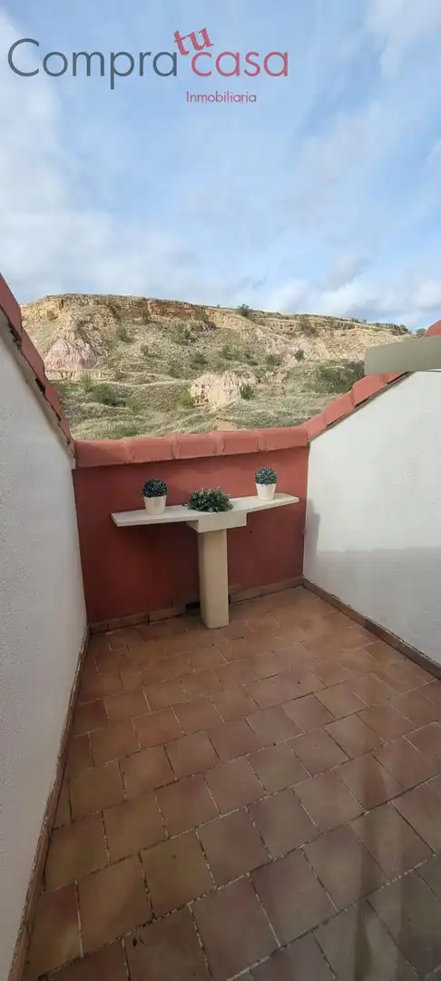 Terrace of Flat for sale in Segovia  with Heating, Private garden and Parquet flooring