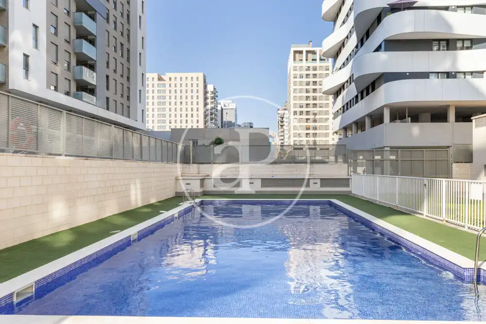 Piscina de Pis de lloguer en Valencia amb Aire condicionat, Calefacció i Jardí privat