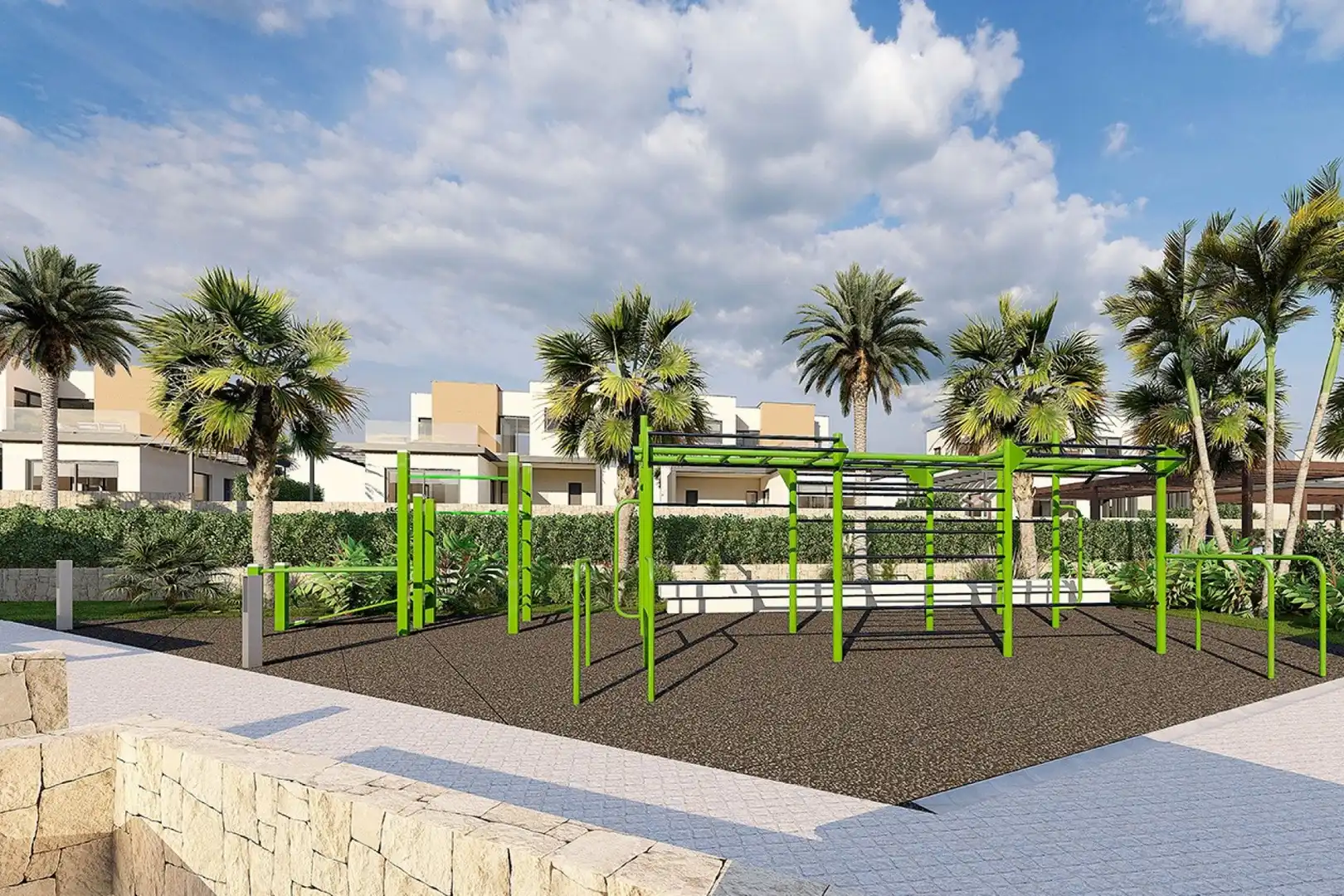 Vista exterior de Casa o xalet en venda en Murcia amb Aire condicionat, Jardí privat i Terrassa