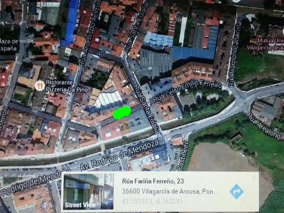 Vista exterior de Local en venda en Vilagarcía de Arousa
