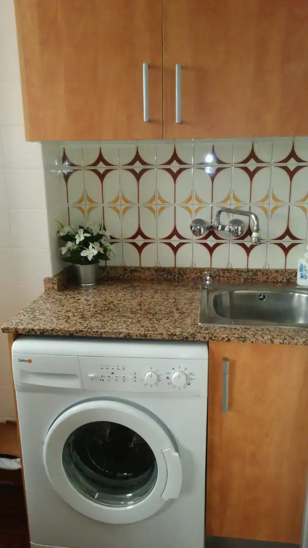 Cocina de Apartamento de alquiler en Zaragoza con Calefacción, Parquet y Amueblado