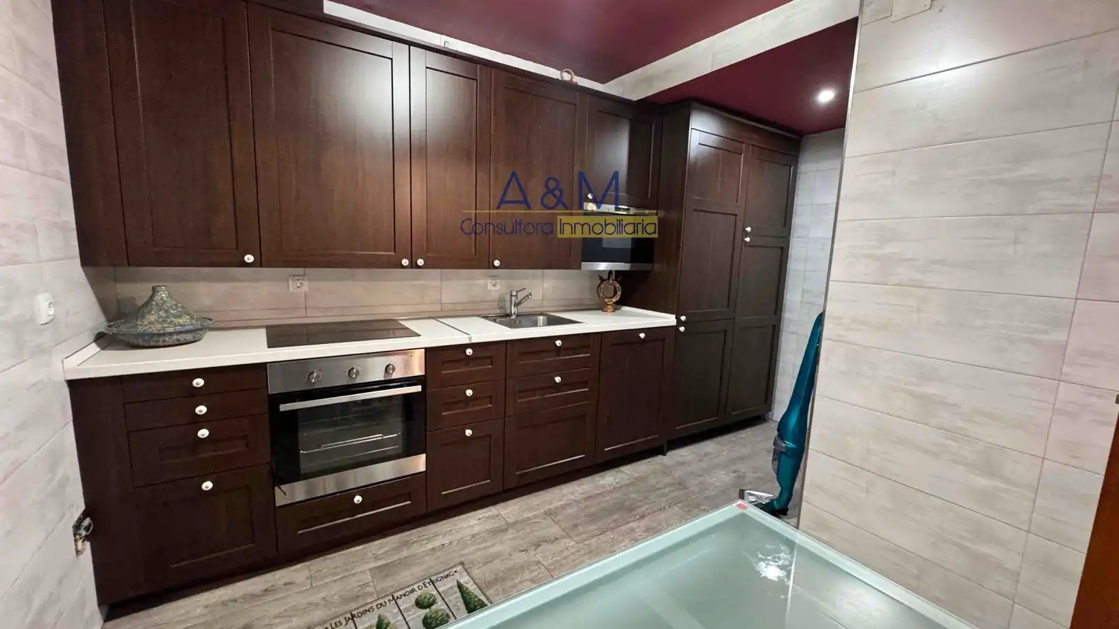 Cocina de Casa adosada en venta en Cistérniga con Calefacción, Jardín privado y Terraza