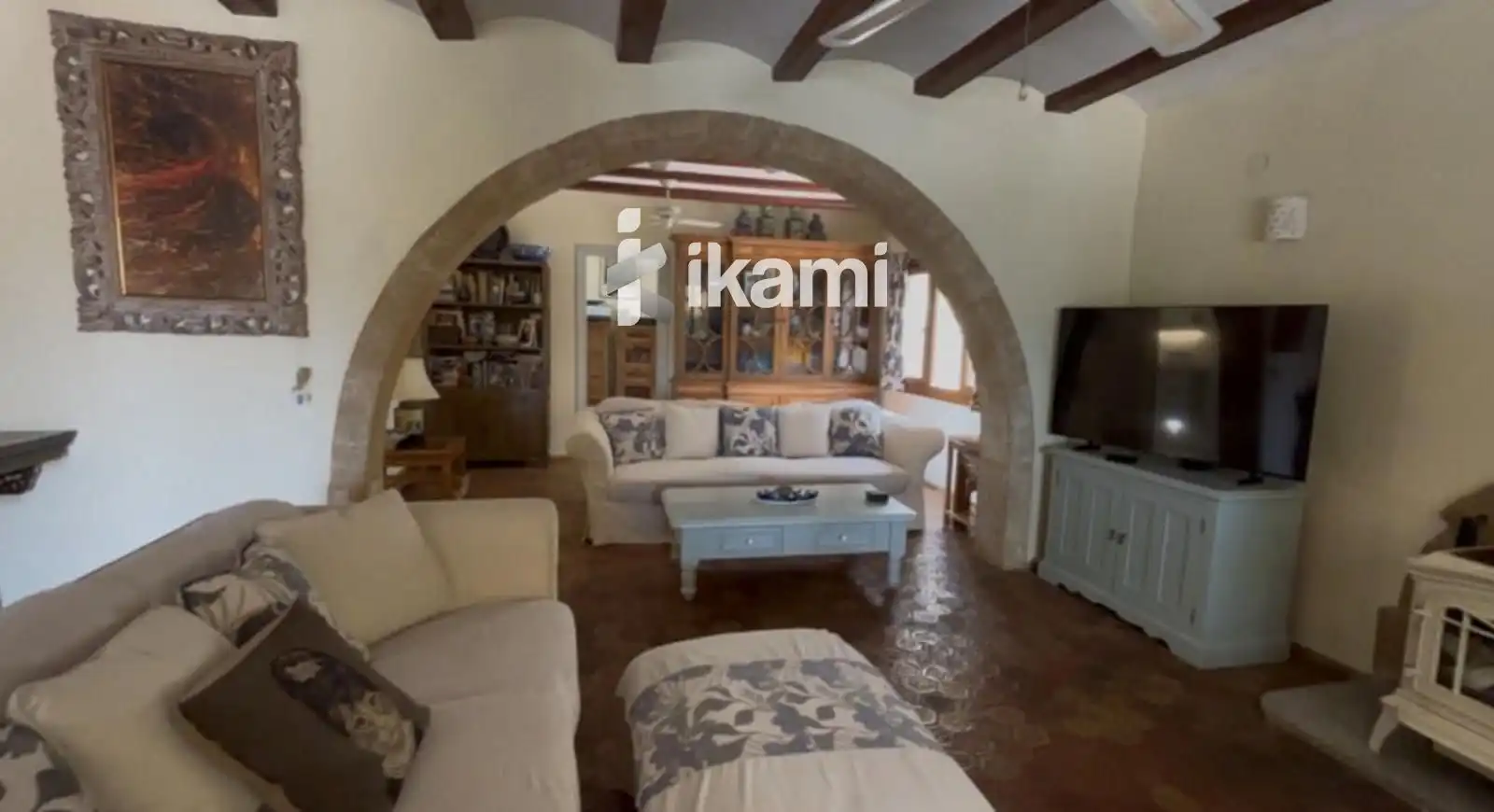 Sala d'estar de Casa o xalet en venda en Jávea / Xàbia amb Aire condicionat, Calefacció i Jardí privat