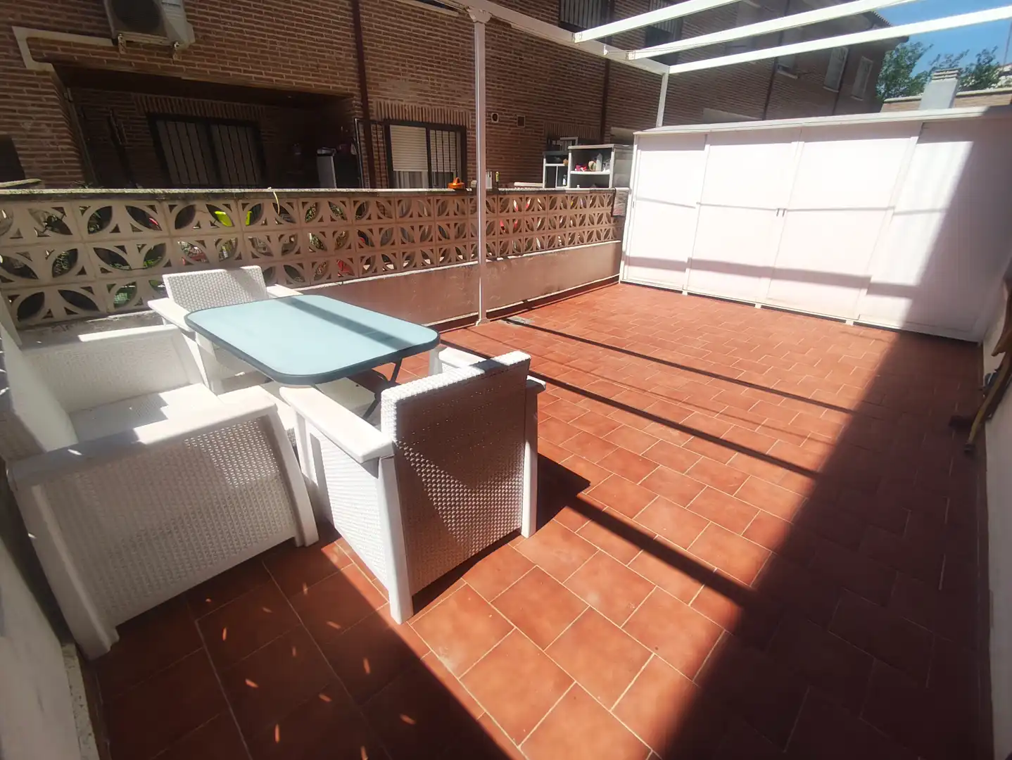 Terrace of Flat for rent in Valmojado  with Air Conditioner, Heating and Private garden