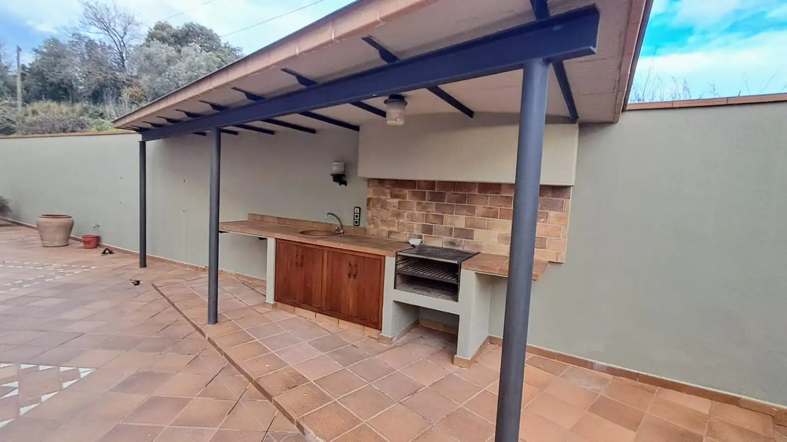 Terraza de Casa o chalet en venta en Cassà de la Selva con Aire acondicionado y Jardín privado