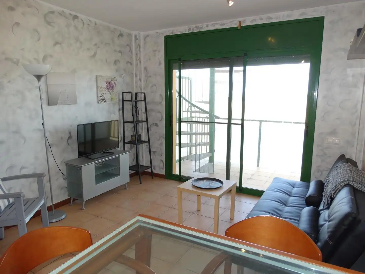 Wohnzimmer von Wohnungen zum Verkauf in Amposta mit Klimaanlage, Heizung und Terrasse