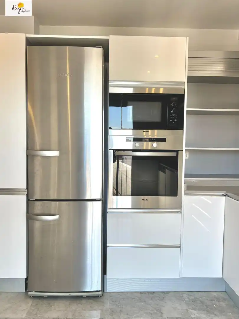 Küche von Maisonette zum Verkauf in Valencia mit Klimaanlage, Heizung und Terrasse