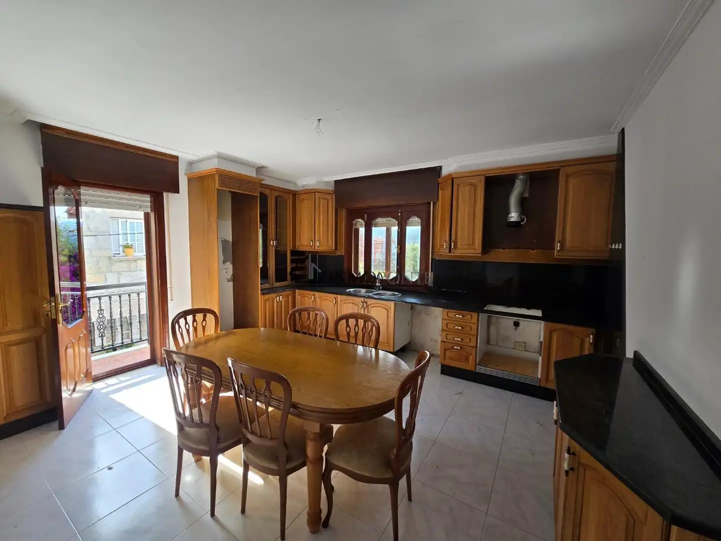 Kitchen of Flat for rent in Soutomaior  with Heating, Terrace and Balcony