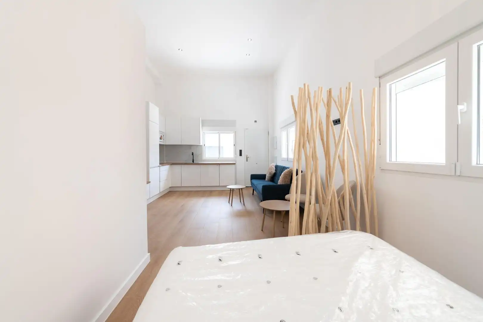 Bedroom of Flat for sale in Málaga  with Furnished