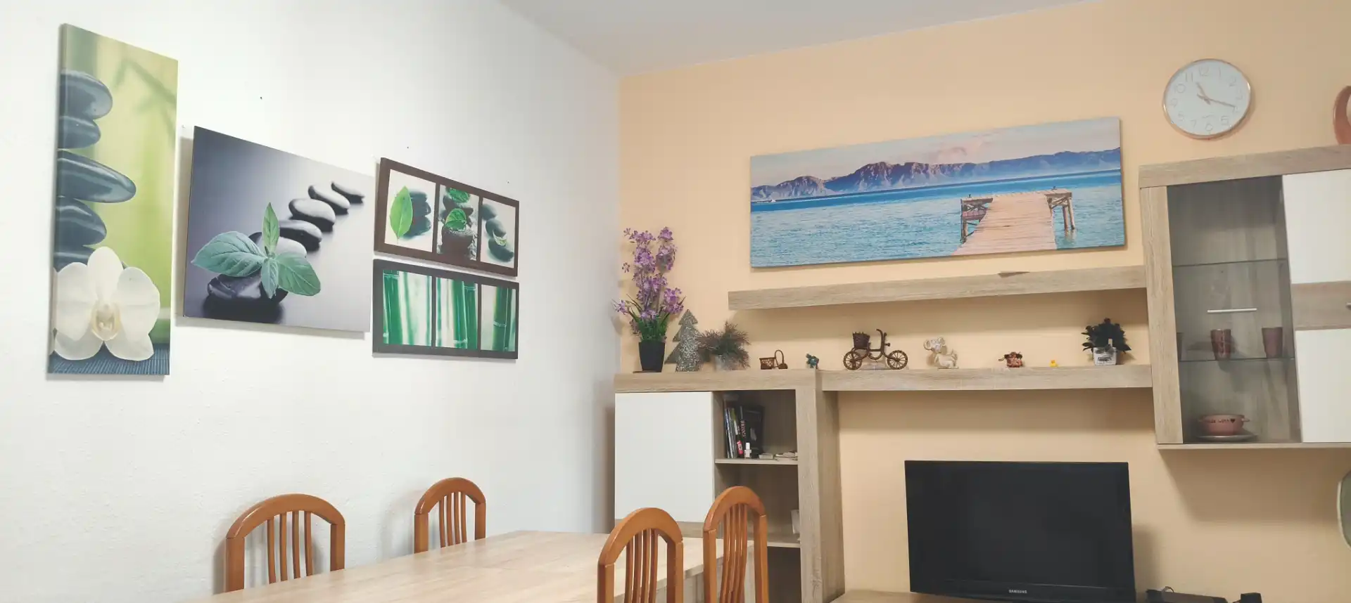 Comedor de Piso de alquiler en Zaragoza con Calefacción, Amueblado y Horno