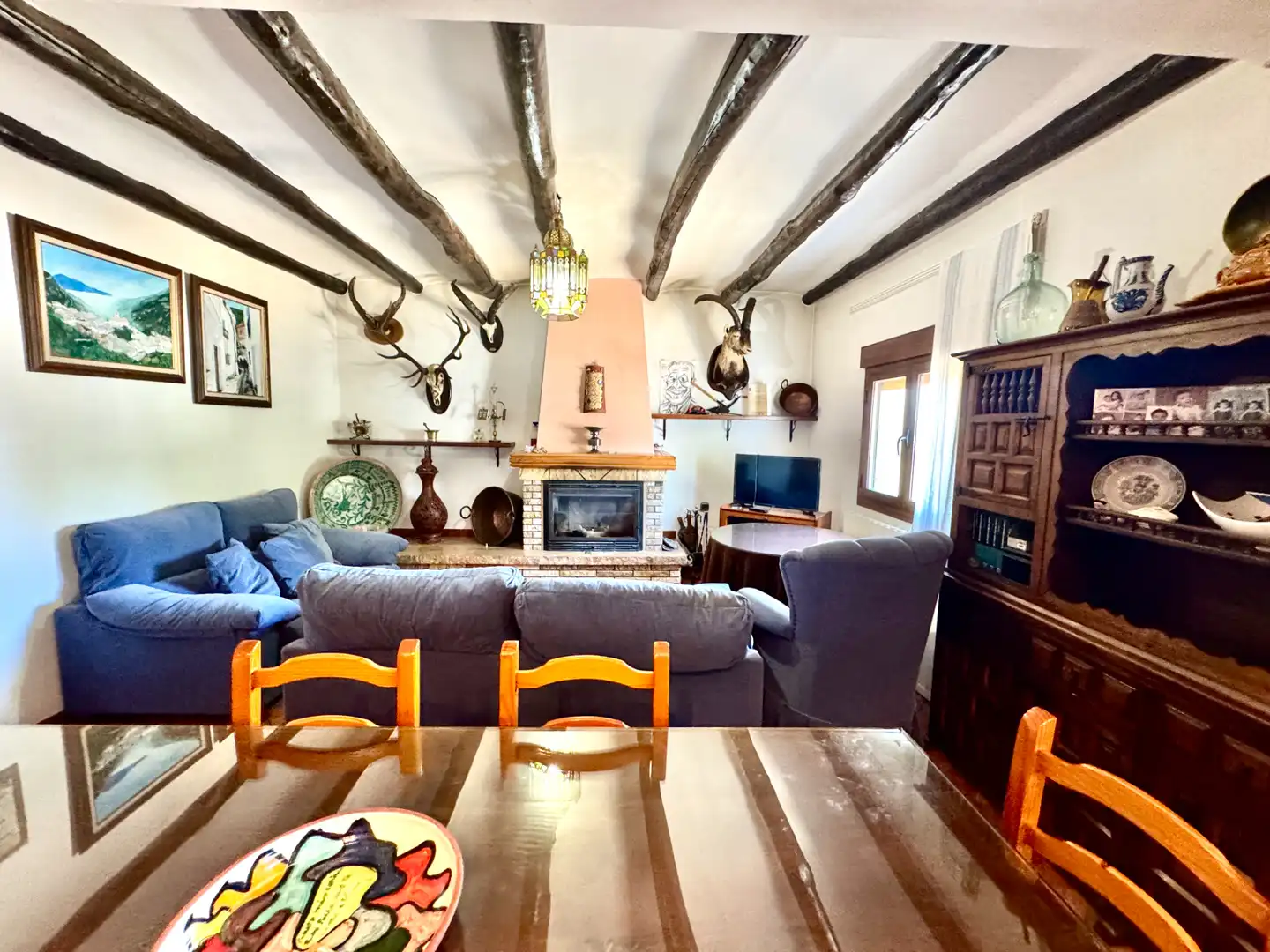 Sala d'estar de Casa o xalet en venda en Pórtugos amb Calefacció, Terrassa i Traster