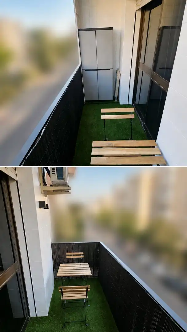 Terrasse von Wohnung zur Miete in Córdoba mit Klimaanlage, Privatgarten und Möbliert
