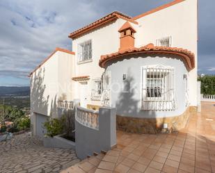 Exterior view of House or chalet for sale in La Font d'En Carròs  with Air Conditioner, Heating and Private garden