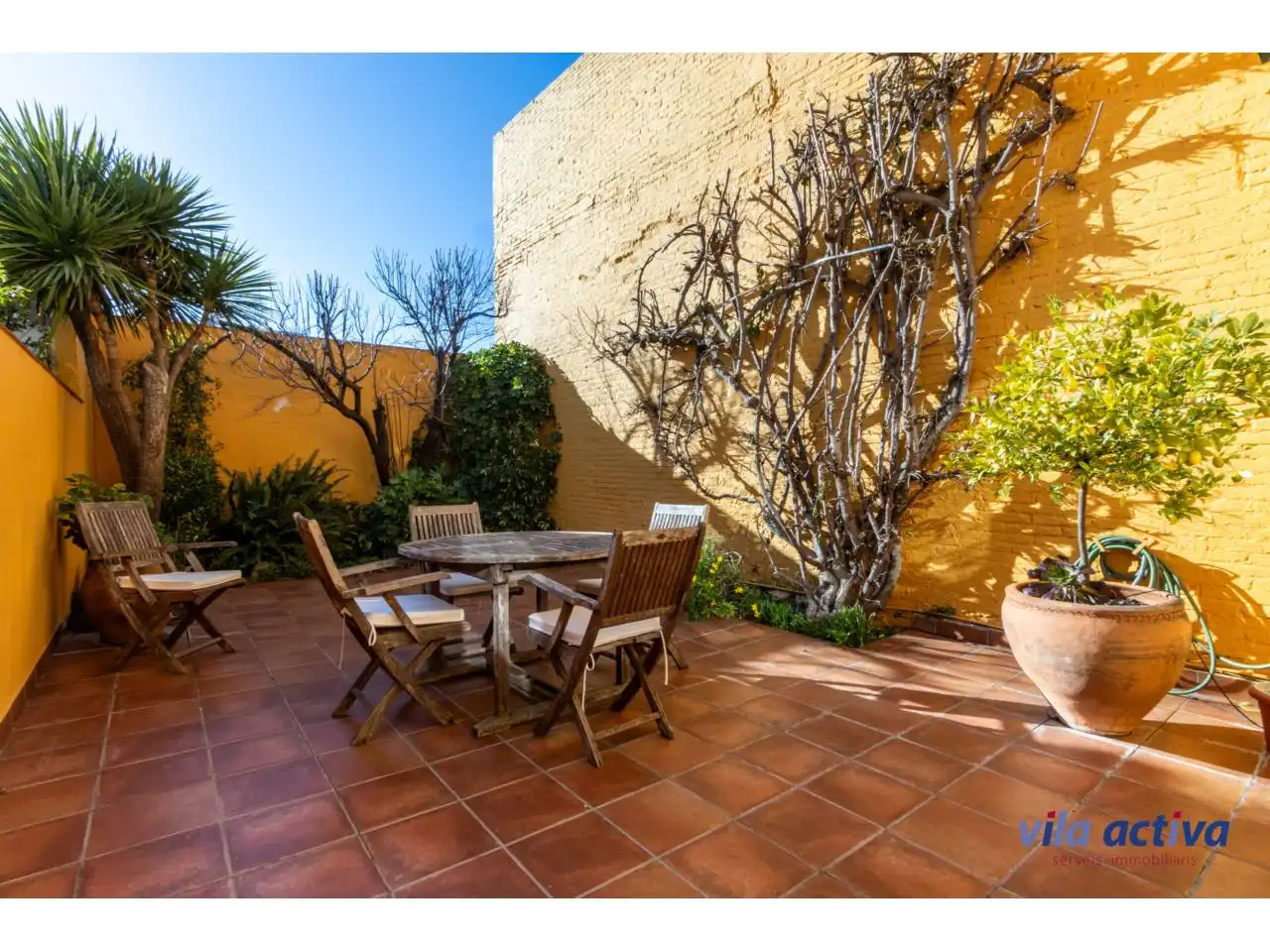 Terrassa de Casa o xalet en venda en Terrassa amb Aire condicionat, Calefacció i Jardí privat