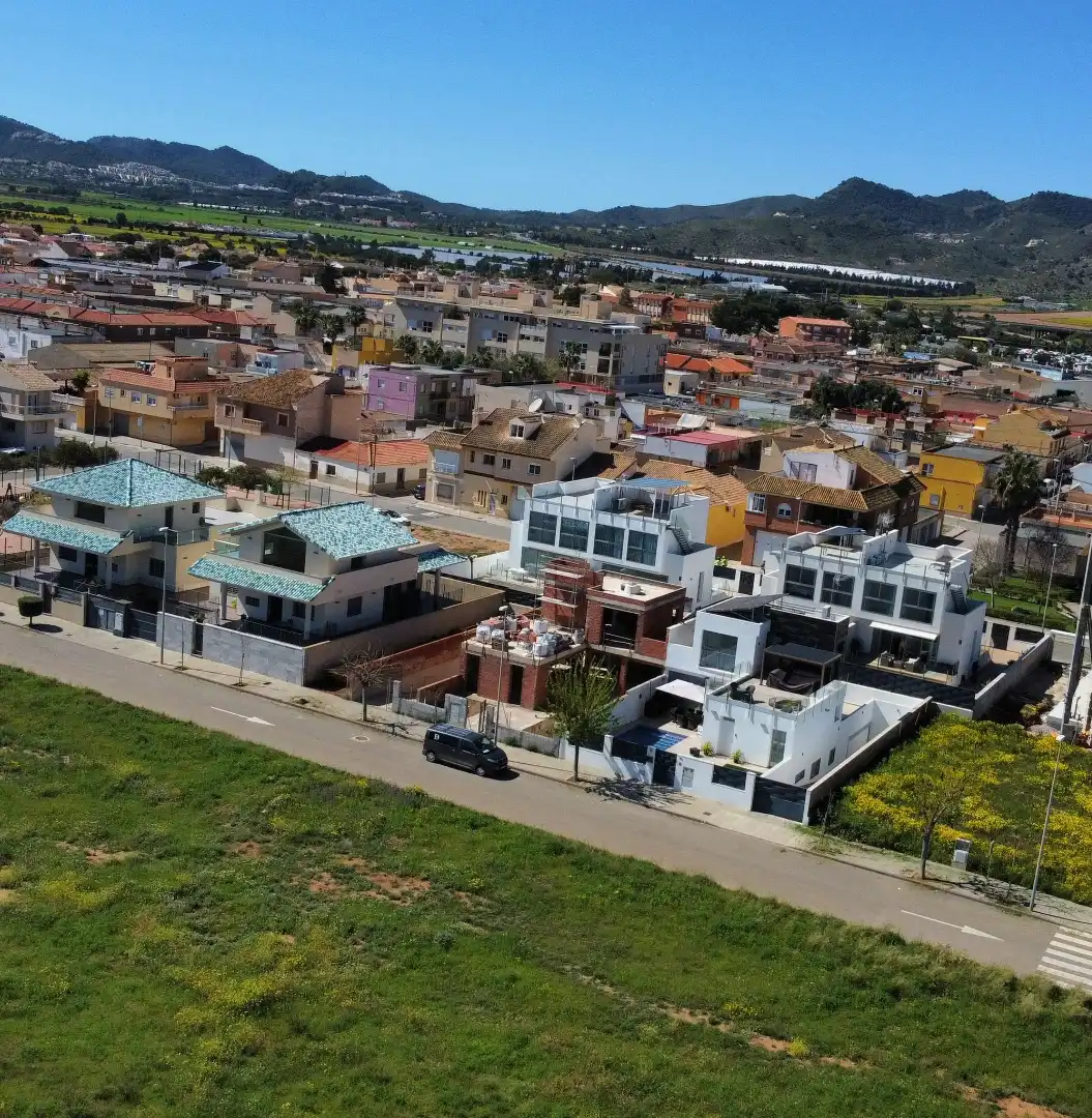 Vista exterior de Casa adosada en venta en Cartagena con Aire acondicionado, Calefacción y Jardín privado