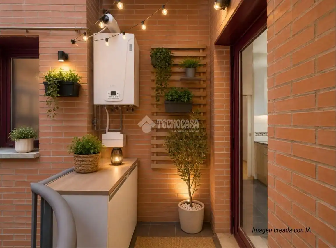 Balcony of Flat for sale in Madrid  with Air Conditioner, Heating and Storage room