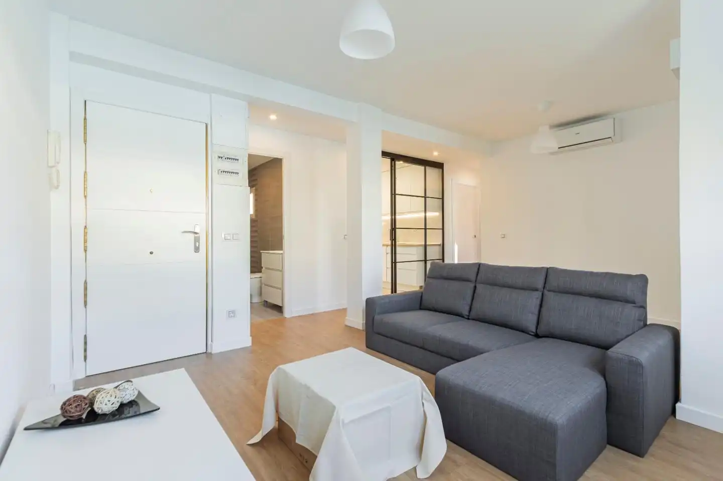 Sala de estar de Piso en venta en Madrid con Amueblado