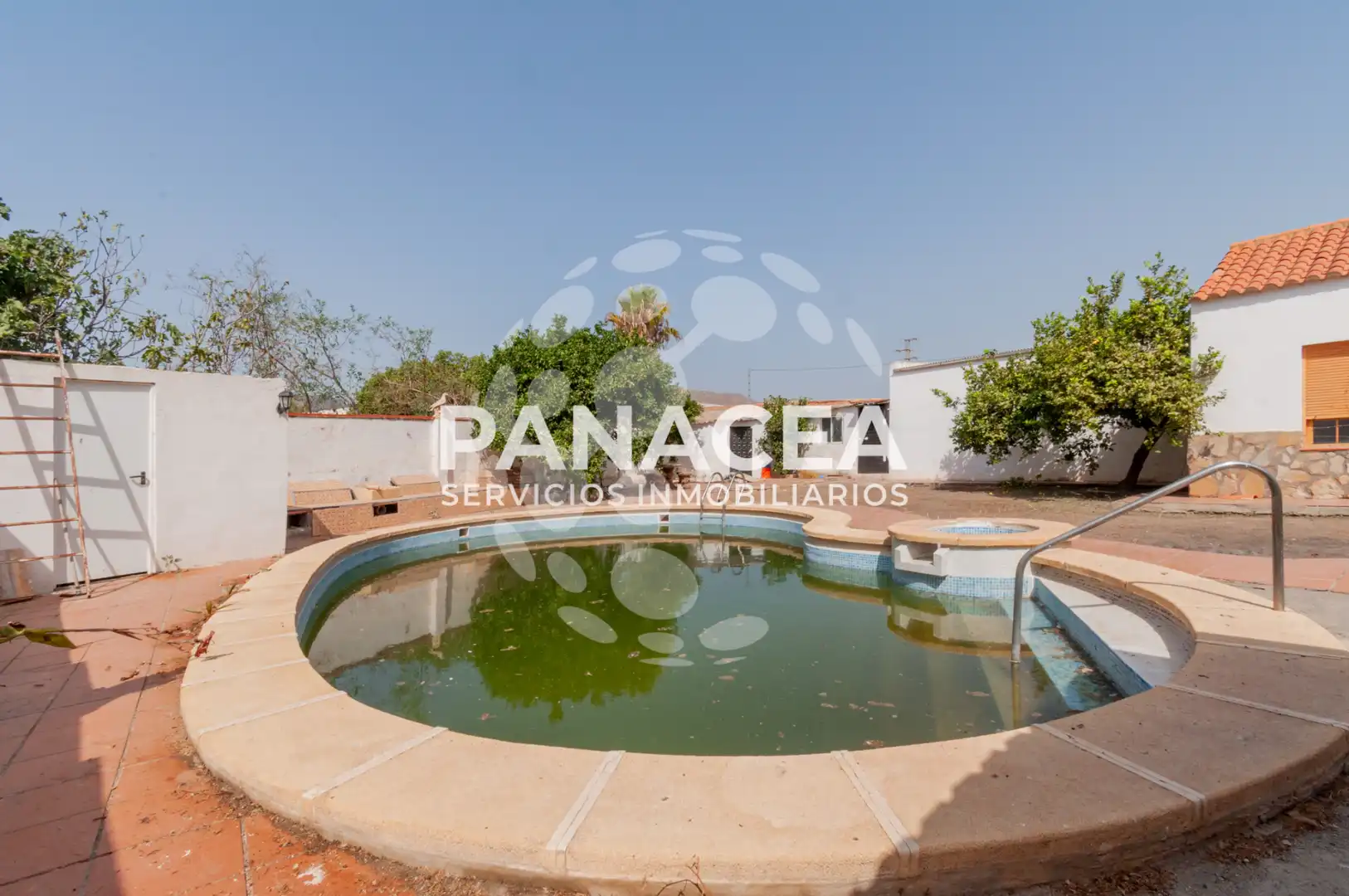 Piscina de Casa o xalet en venda en Pechina amb Jardí privat, Piscina i Moblat