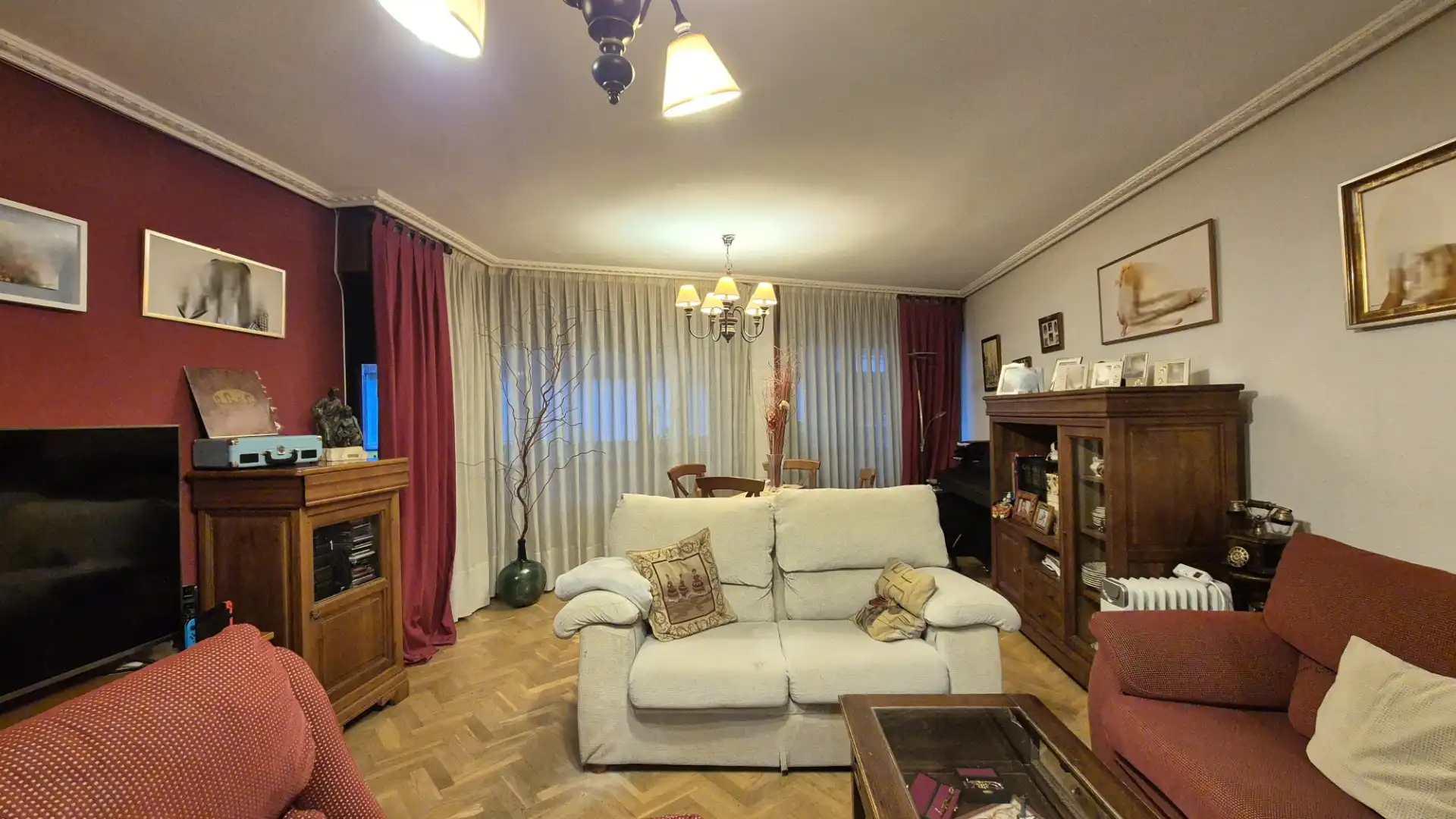 Wohnzimmer von Wohnung zum Verkauf in Palencia mit Balkon