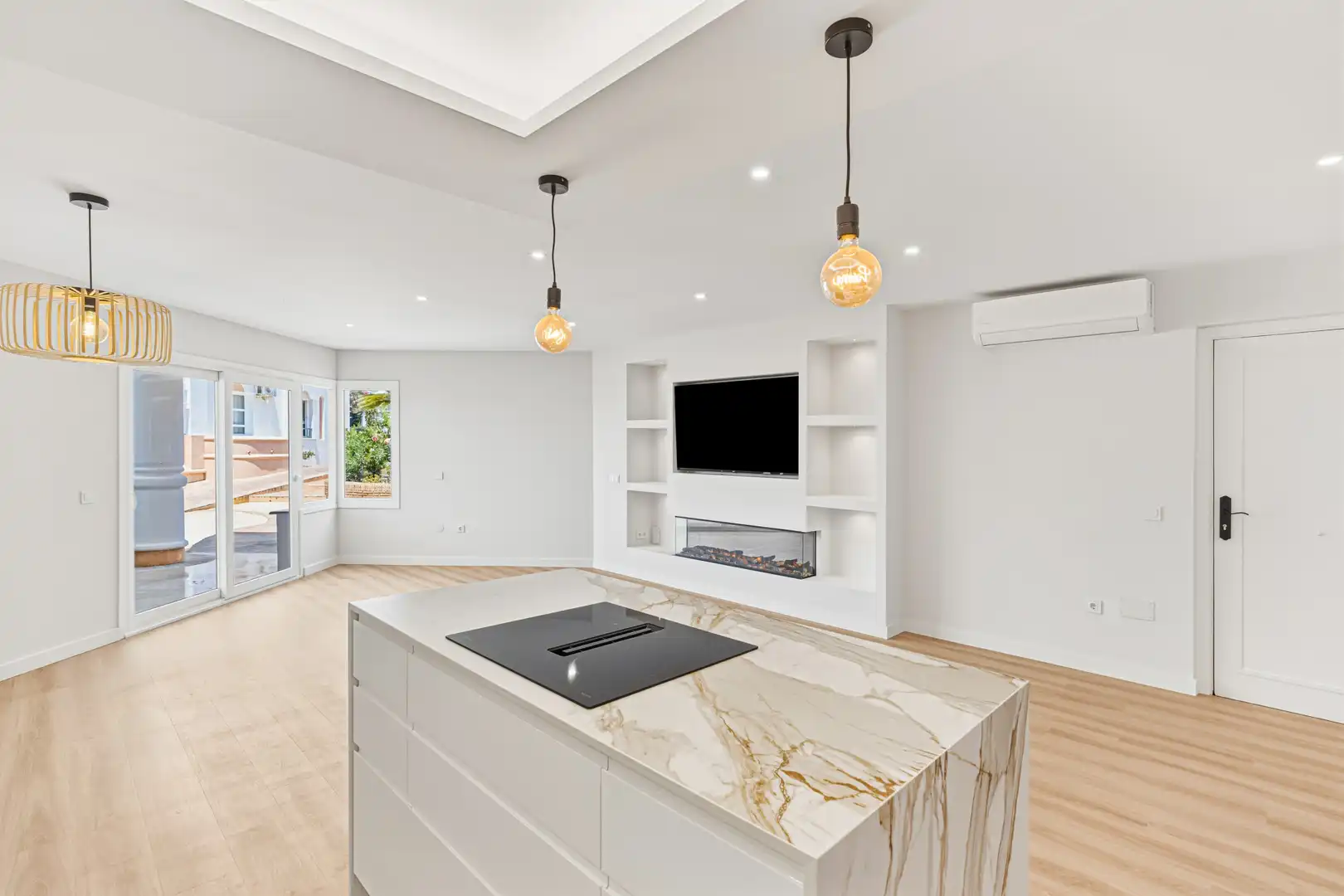 Kitchen of Ground floor for sale in Mijas  with Air Conditioner, Terrace and Swimming Pool